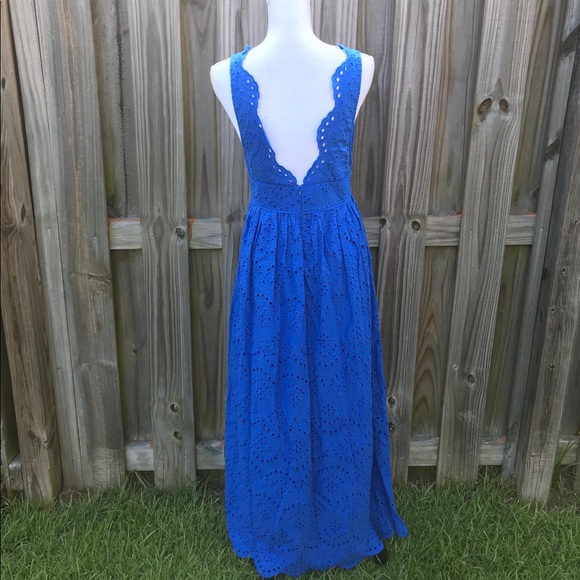 Lulu’s Maxi Blue Dress - Picture 4 of 9